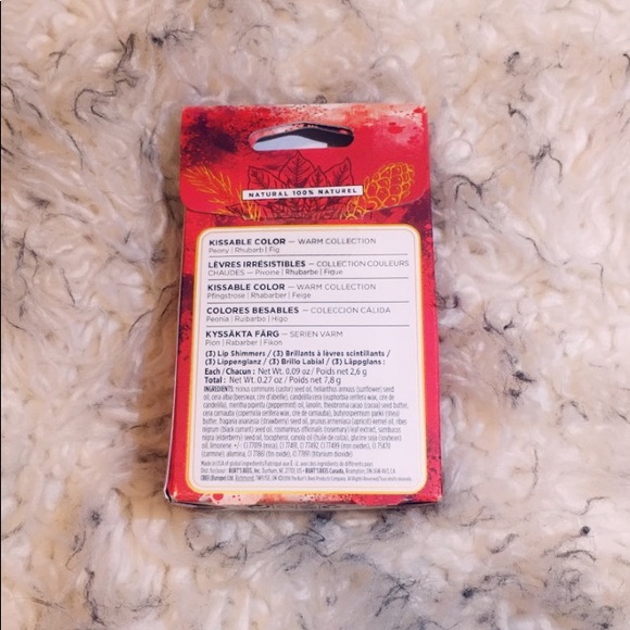 Burt's Bees 3 Lip Shimmers: Peony, Fig and Rhubarb - Picture 4 of 7